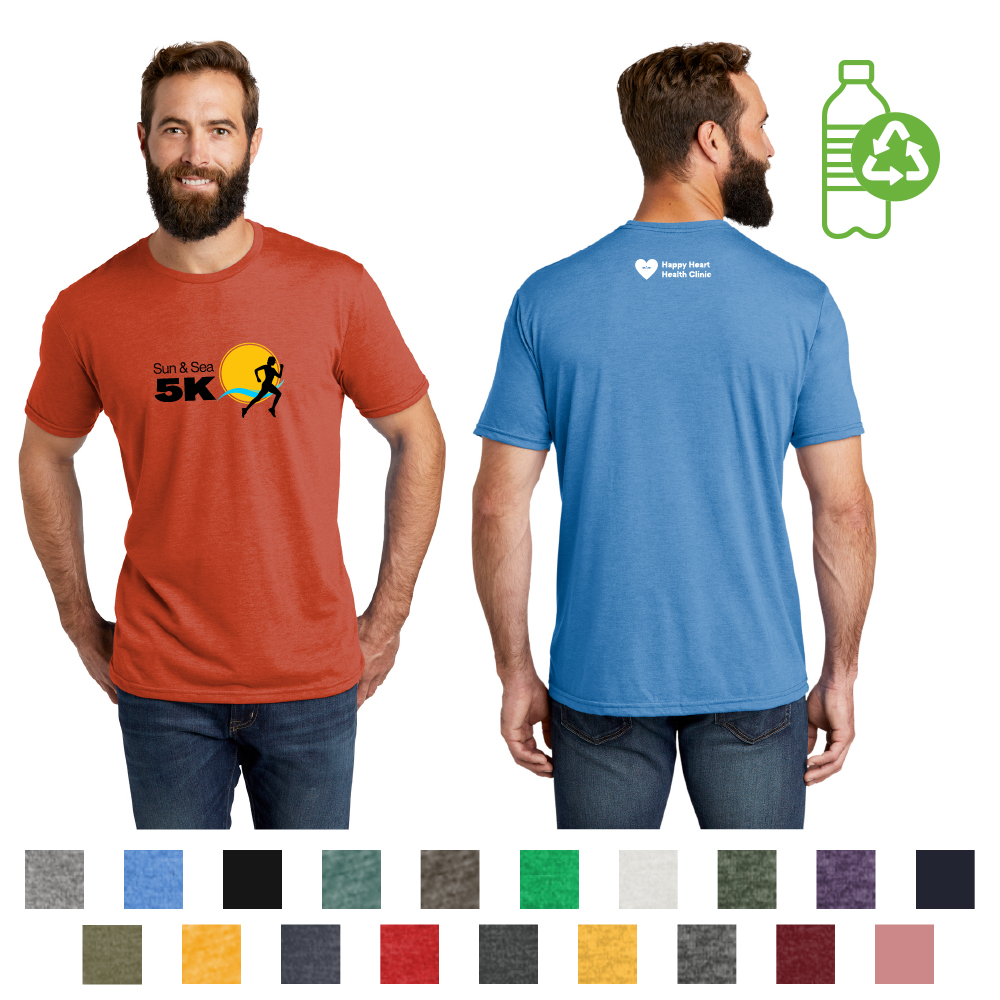 Recycled Organic Cotton Soft Adult T Shirt 4.2 oz Eco